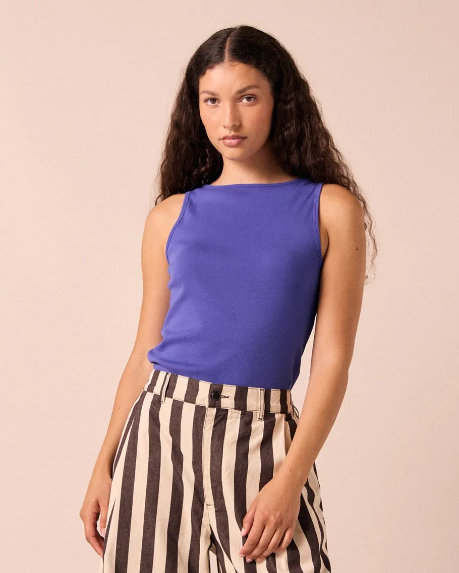 Liana Cobalt Blue Jersey Top sold by Beyond Nine product image thumbnail 3