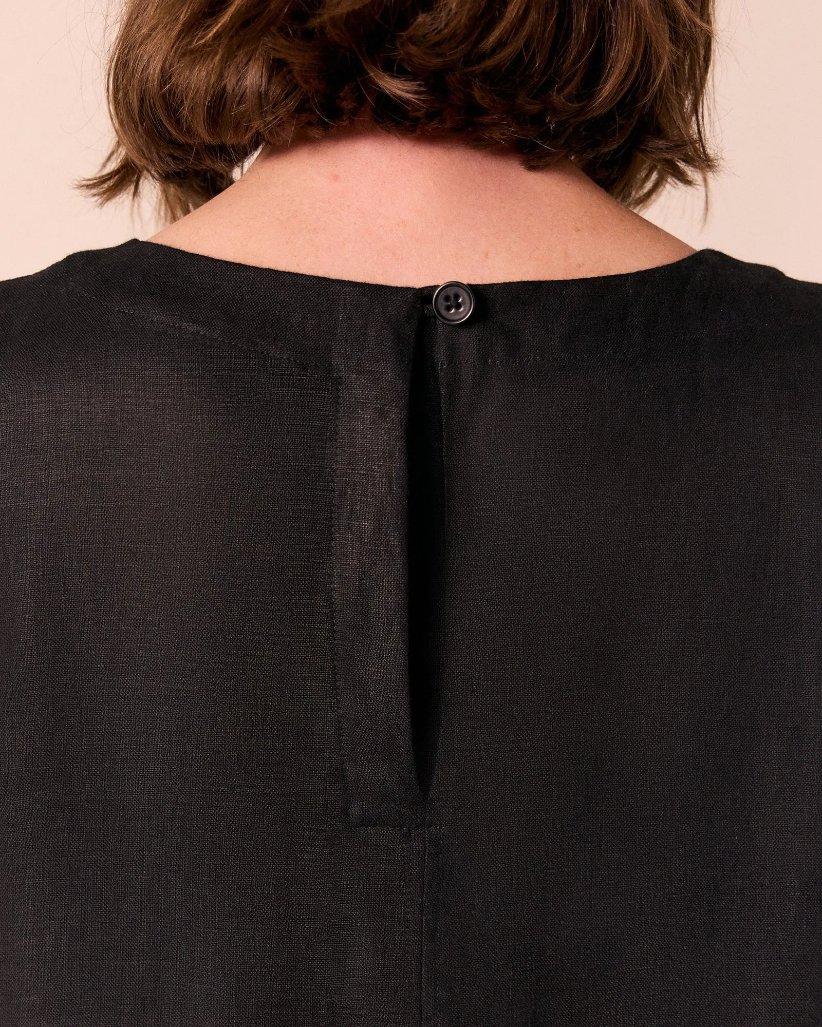 Mylia Black Linen Dress sold by Beyond Nine product image thumbnail 5