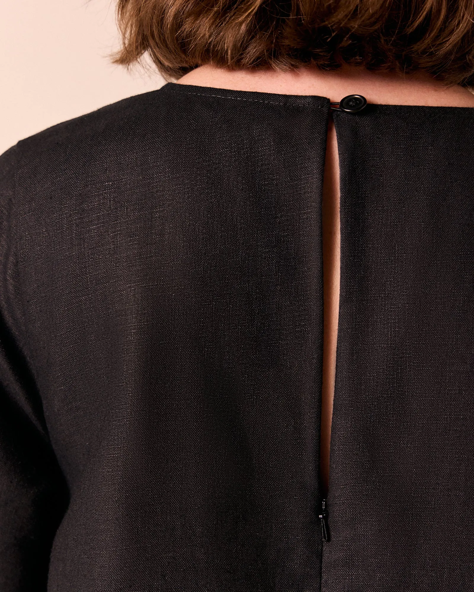 Molly Black Linen Jumpsuit sold by Beyond Nine product image thumbnail 4