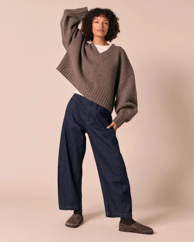 Tori Indigo Rinse Wash Denim Jeans made by Beyond Nine