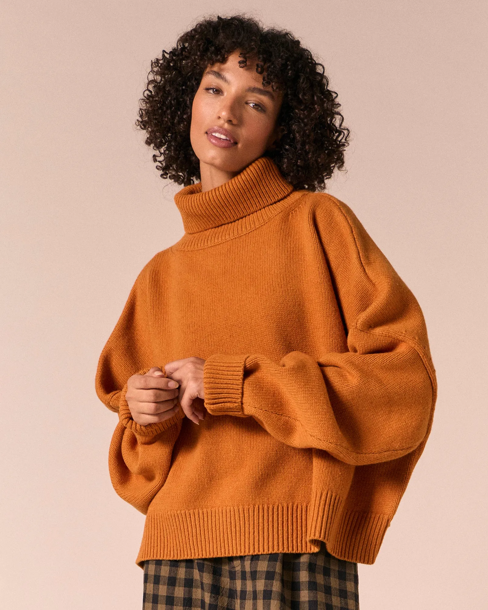 Ruth Pumpkin Spice Cotton Jumper sold by Beyond Nine product image thumbnail 3