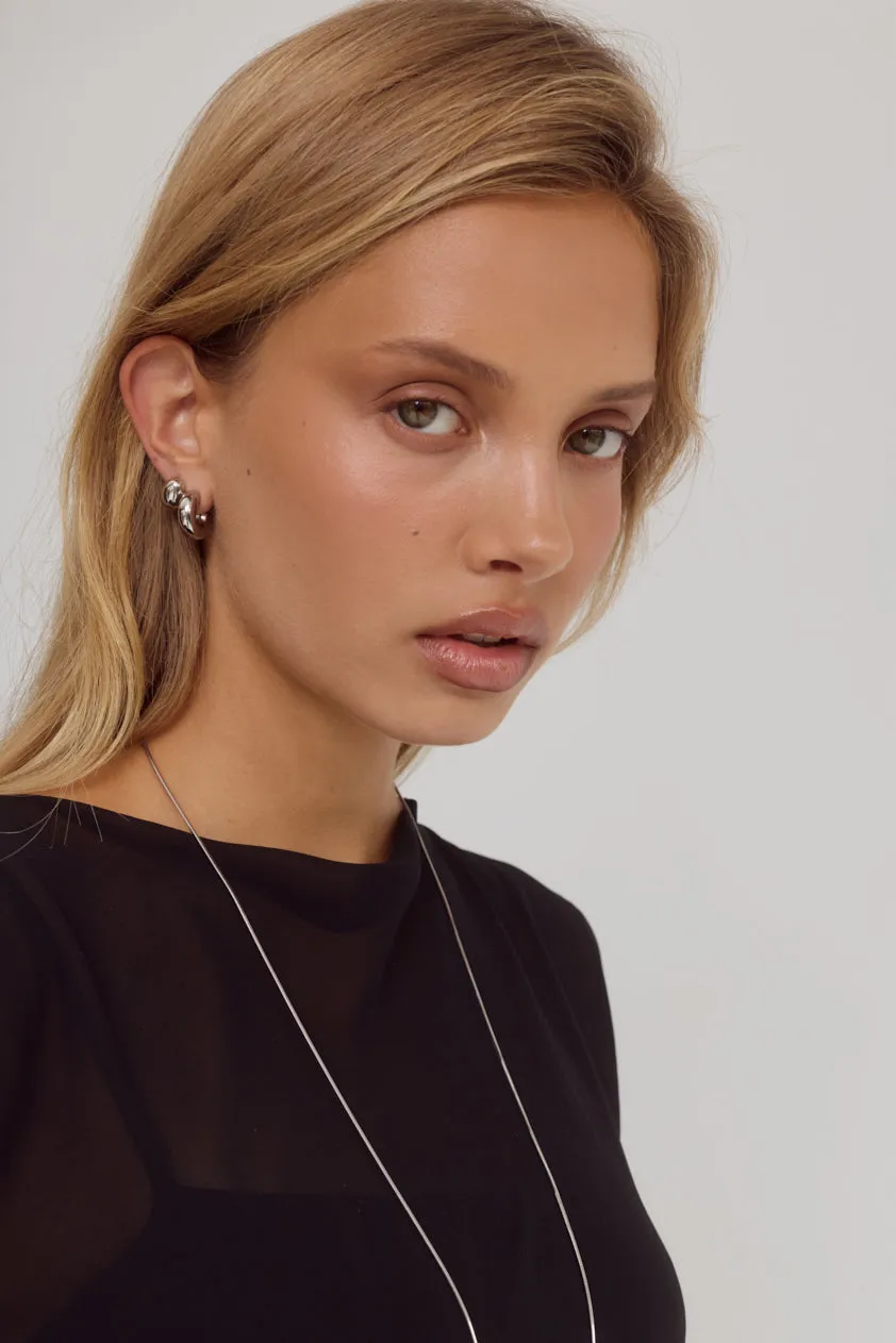 Lola Earrings | Silver sold by Cendre product image thumbnail 3