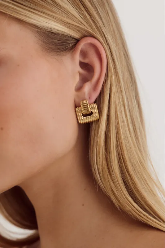 Mercer Earrings | 14K Gold made by Cendre