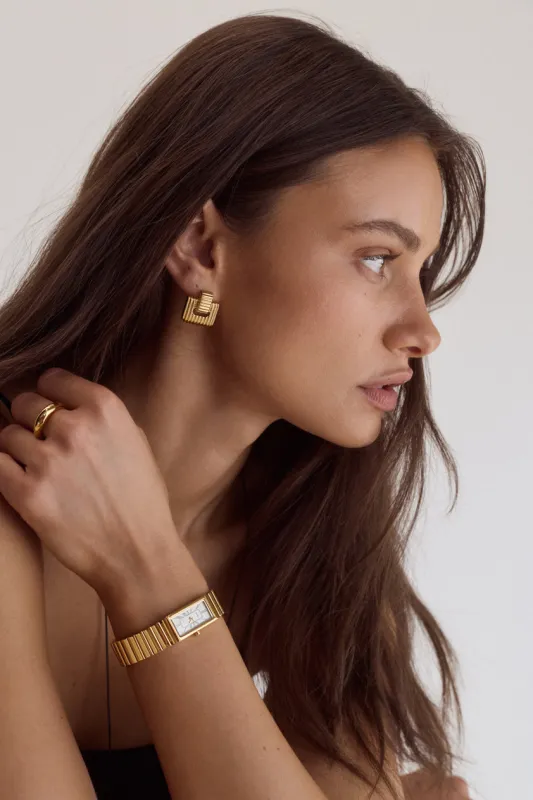 Mercer Earrings | 18K Gold made by Cendre