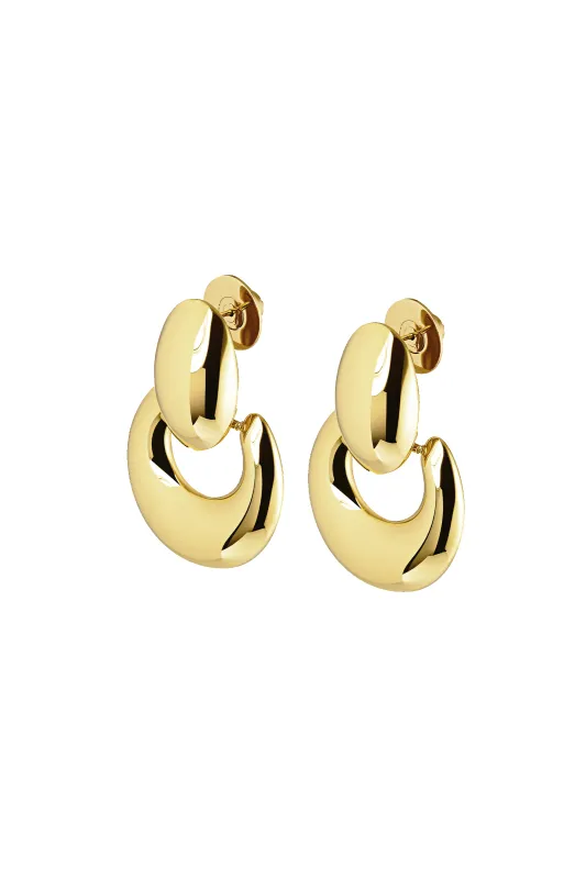 Hattie Earrings | 14K Gold made by Cendre