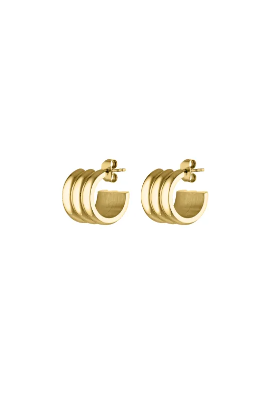 Liv Hoops Earrings | 14K Gold made by Cendre