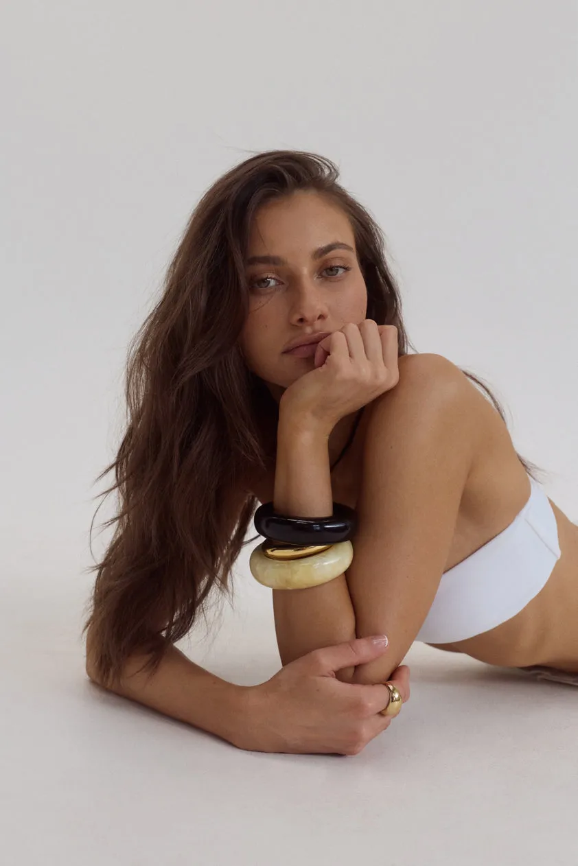 Charlotte Bangle | Cream sold by Cendre product image thumbnail 2
