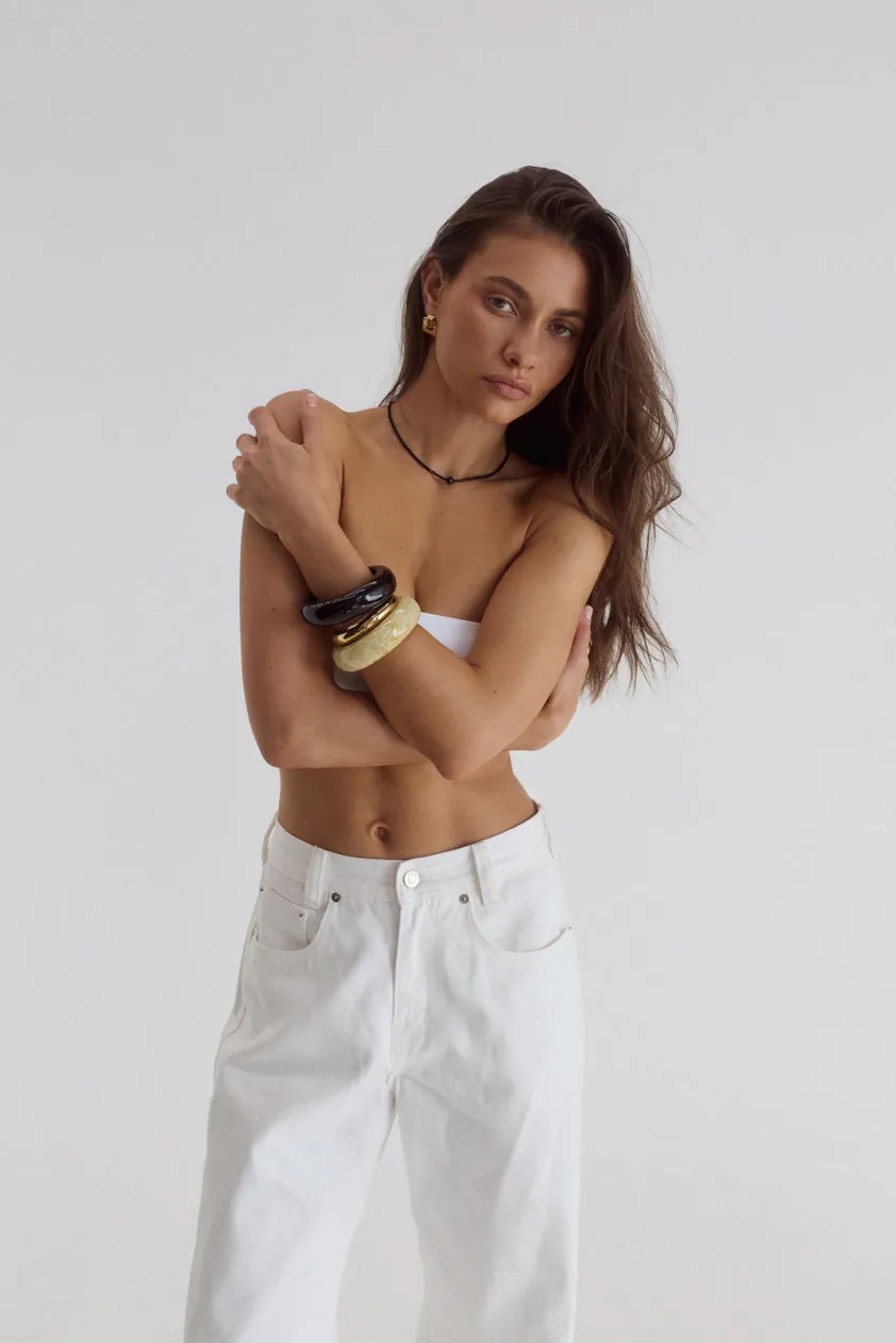 Charlotte Bangle | Cream sold by Cendre product image thumbnail 4