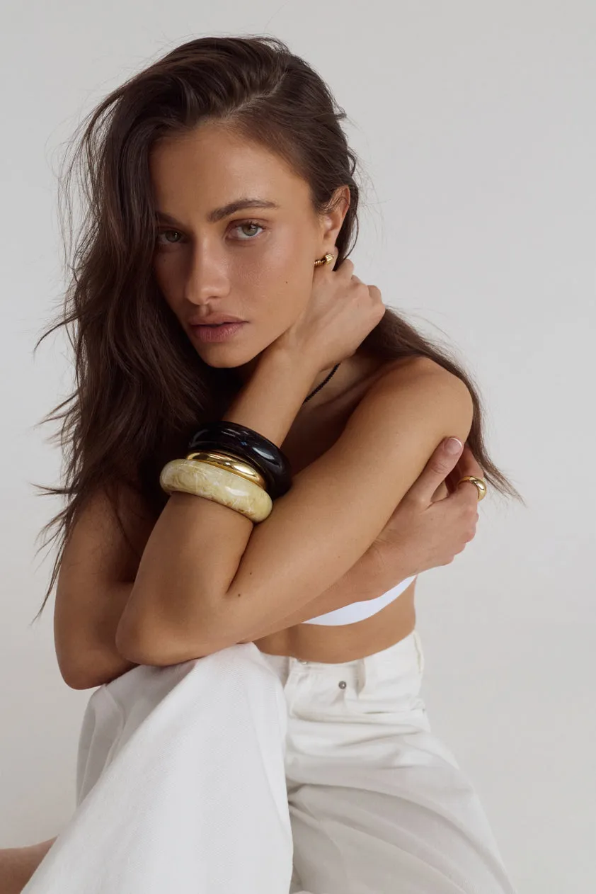 Charlotte Bangle | Cream sold by Cendre product image thumbnail 5