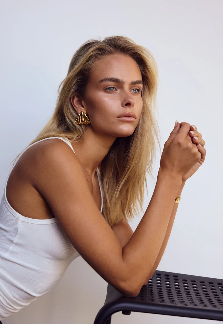 Harlowe Earrings | 18K Gold sold by Cendre product image thumbnail 5