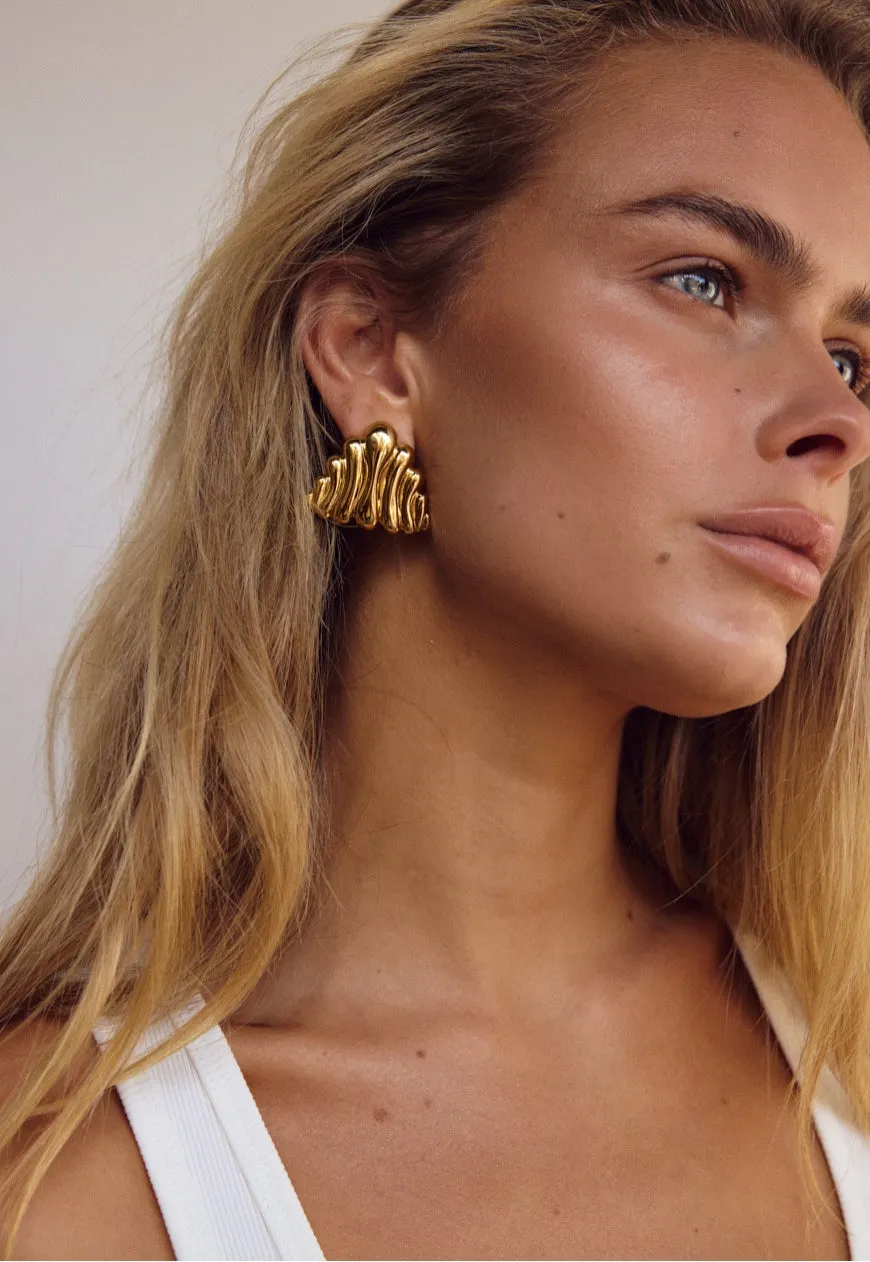 Harlowe Earrings | 18K Gold sold by Cendre product image thumbnail 2