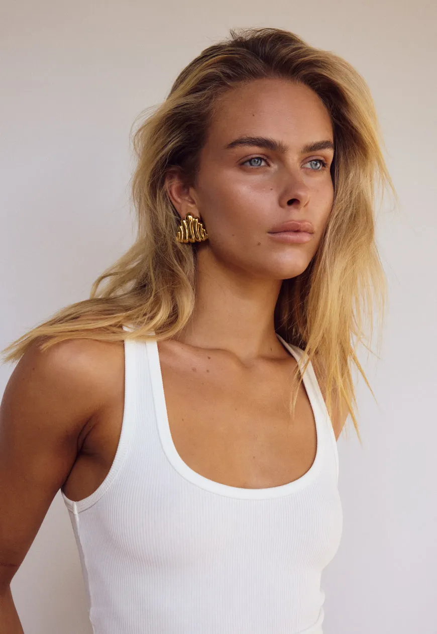 Harlowe Earrings | 18K Gold sold by Cendre product image thumbnail 4