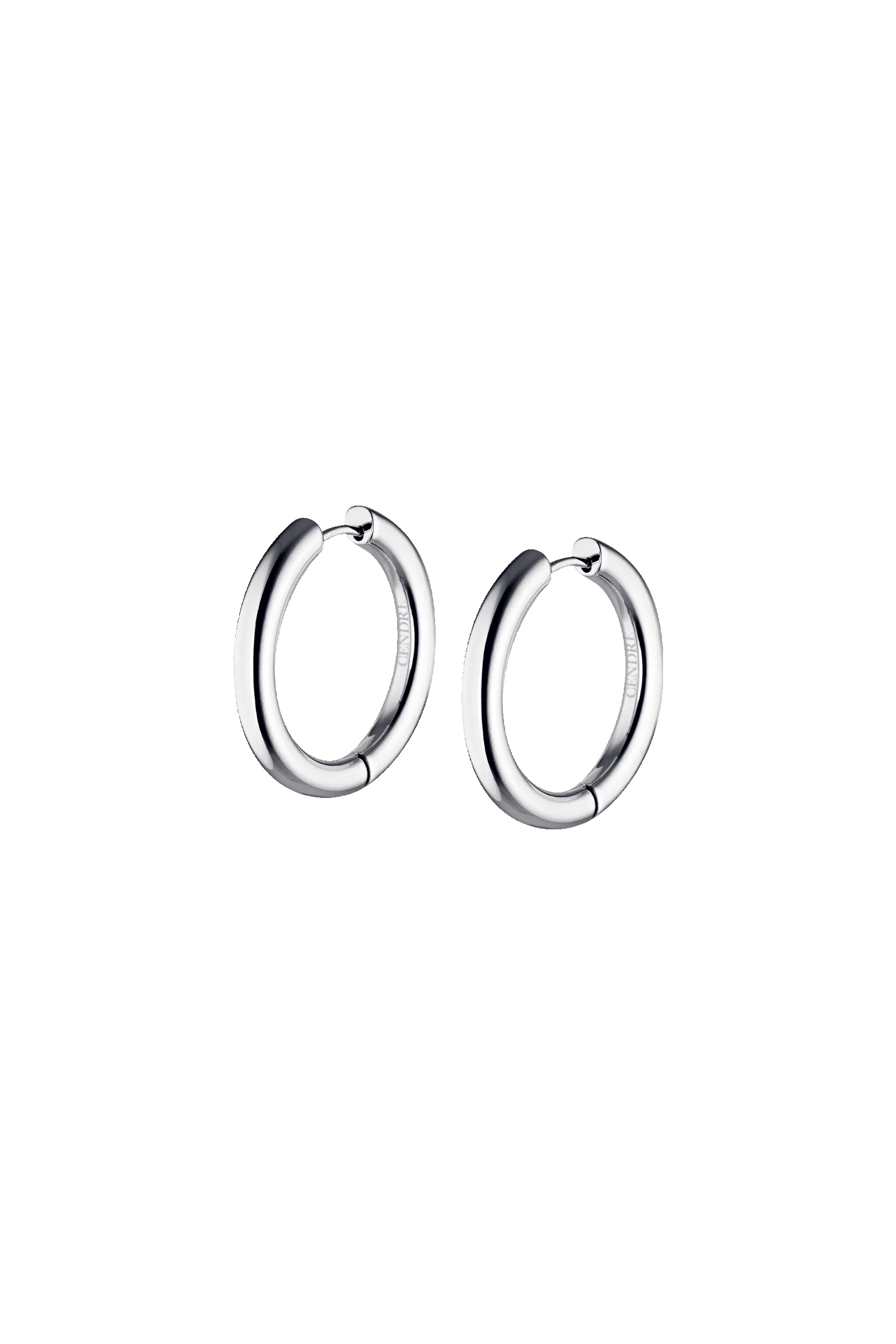 Rhode Huggie Earrings | Silver sold by Cendre