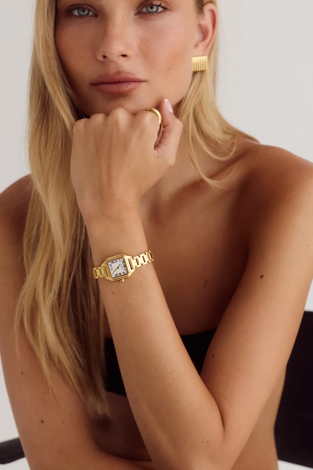 Hugo Watch | White | 18K Gold sold by Cendre product image thumbnail 3