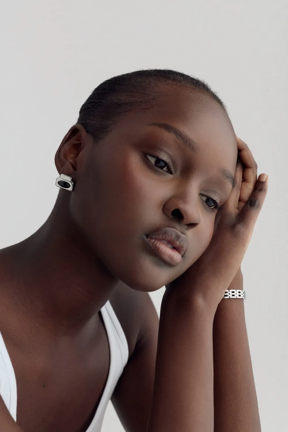 Marlette Earrings | Silver sold by Cendre product image thumbnail 3