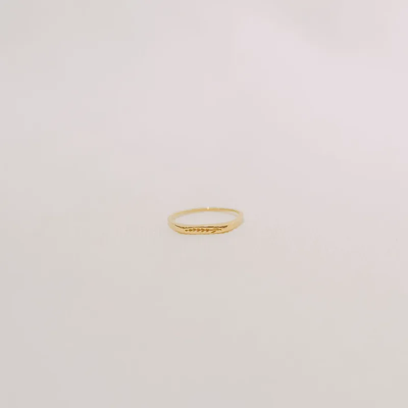 10K Lavender Signet Ring sold by Small Mercies