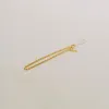 10K Twisted Rope Chain Bracelet sold by Small Mercies