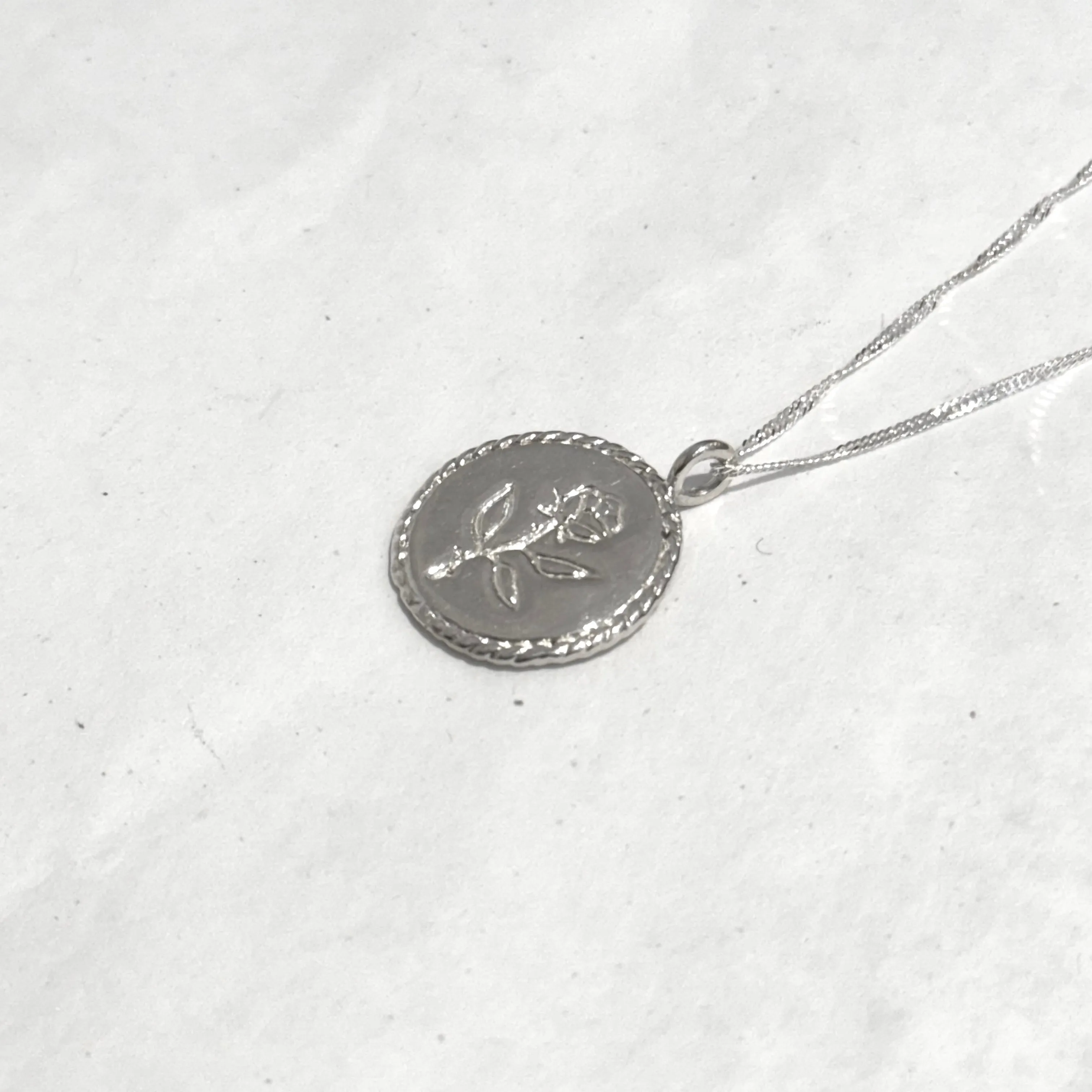 Rose Coin Necklace sold by Small Mercies product image thumbnail 2