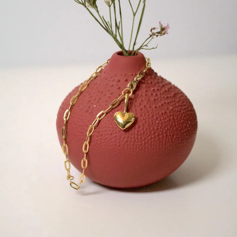 Puffy Heart Bracelet sold by Small Mercies