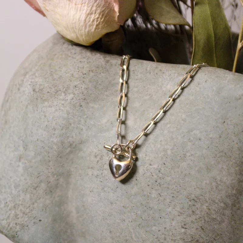 Heart Toggle Necklace sold by Small Mercies