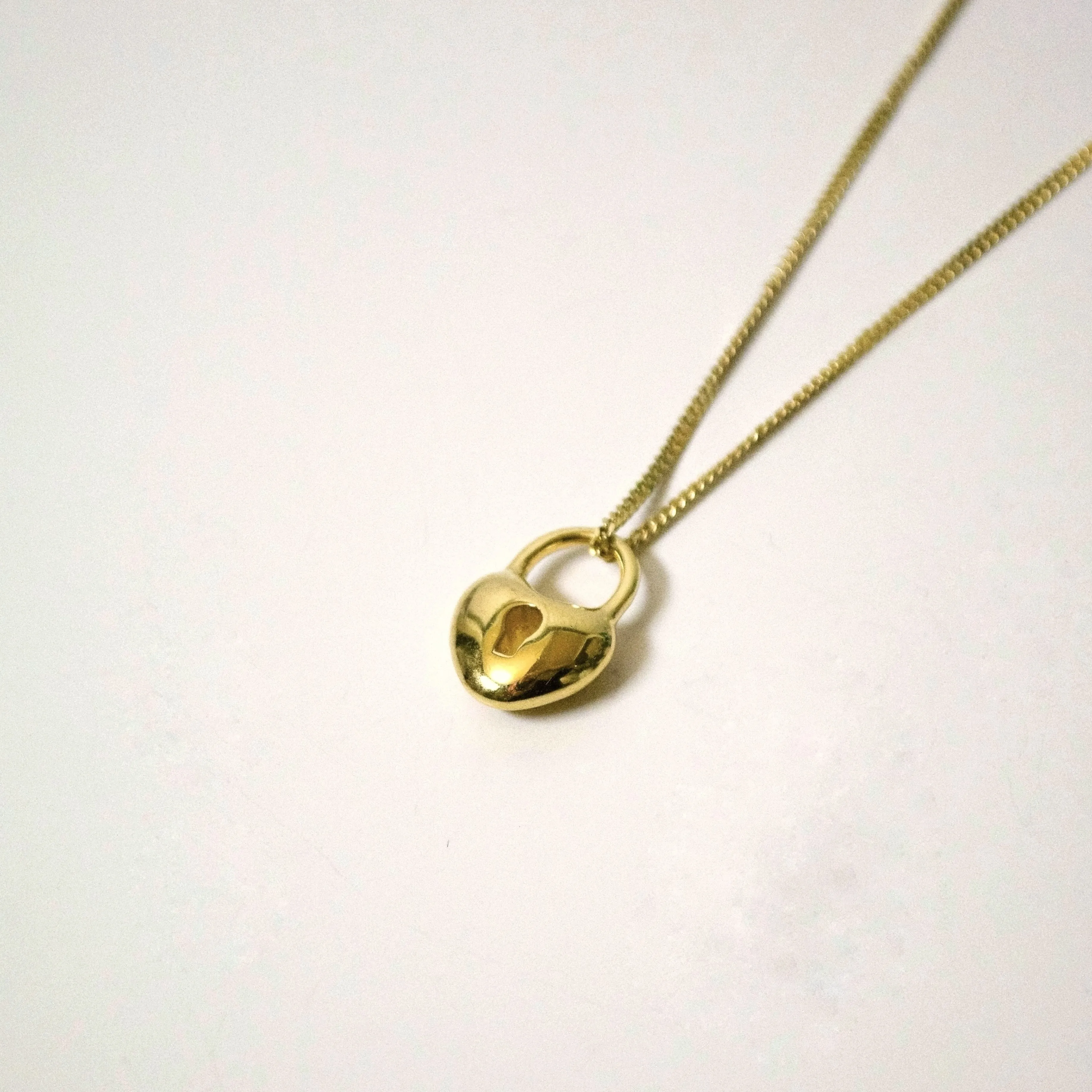 Heart Lock Necklace sold by Small Mercies product image thumbnail 3