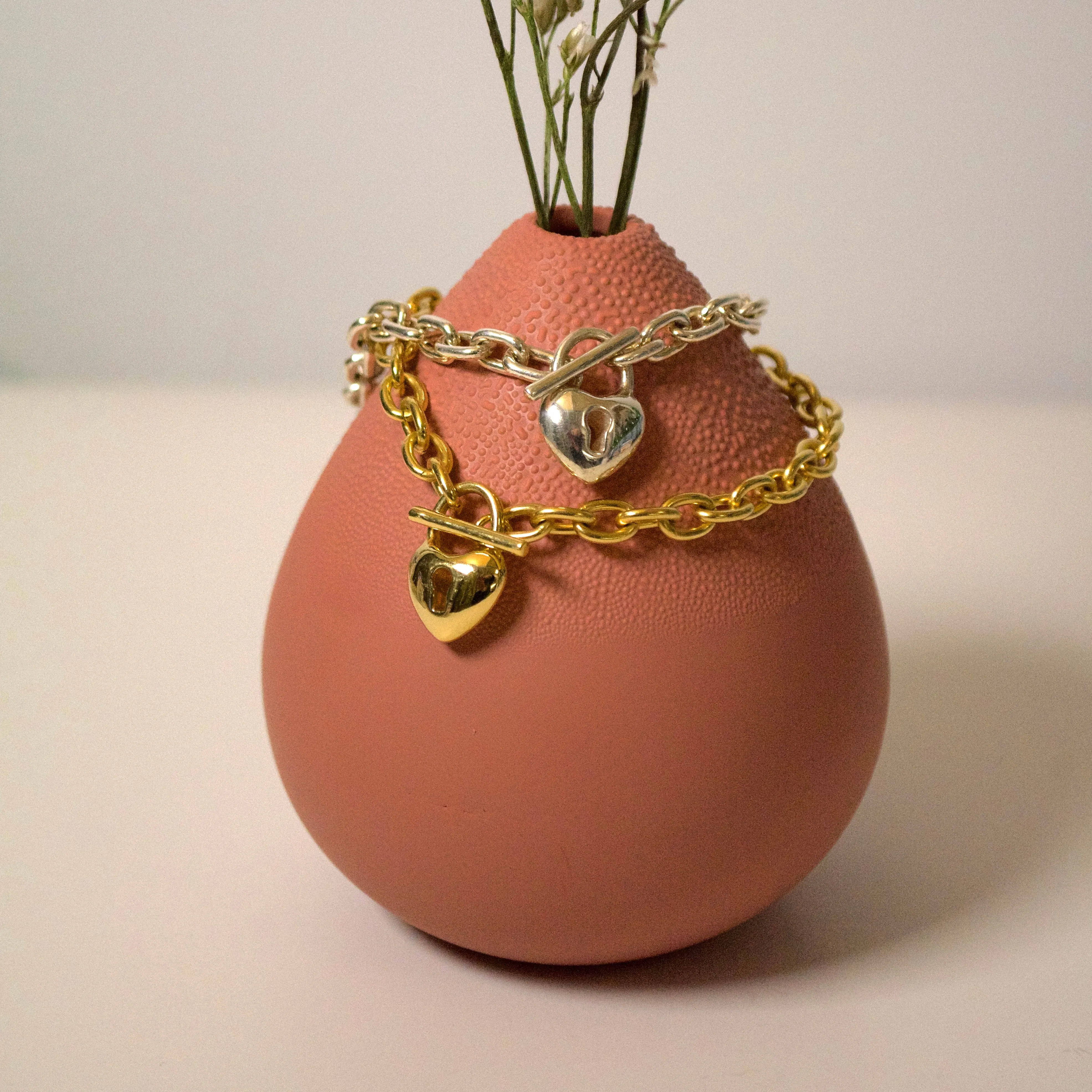 Heart Lock Bracelet sold by Small Mercies