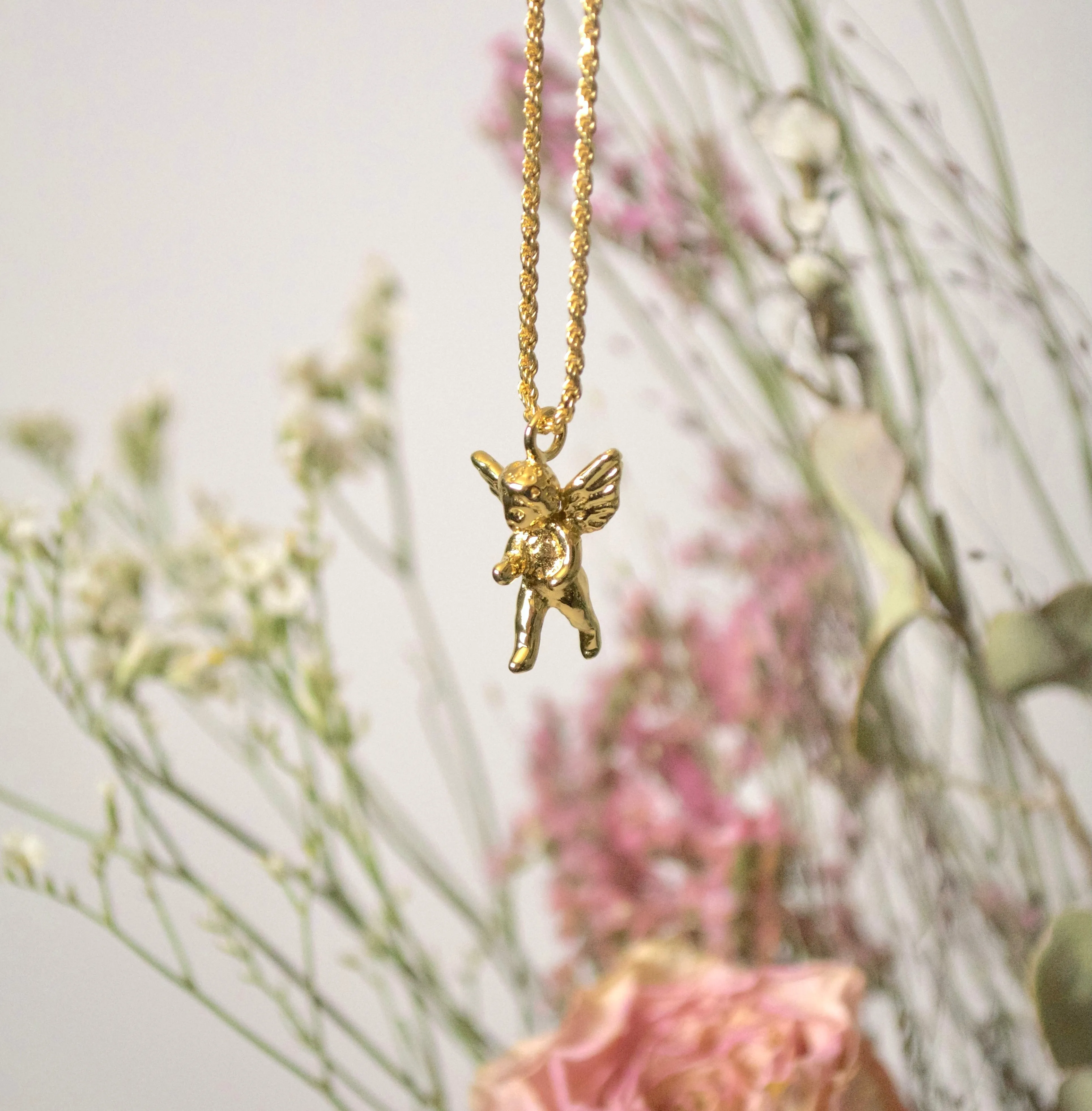 Cherub Necklace sold by Small Mercies