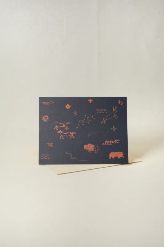 Map Symbols Card sold by Small Mercies