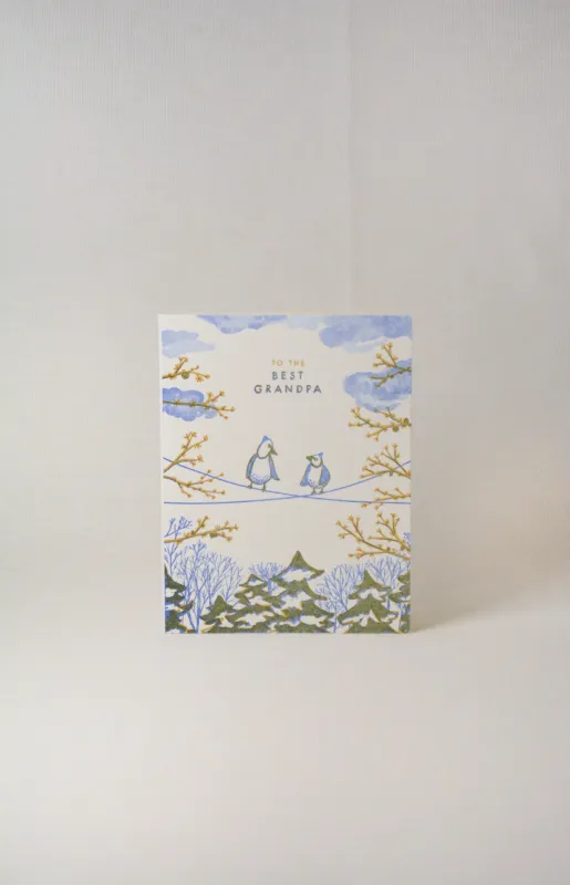 'To The Best Grandpa' Card sold by Small Mercies