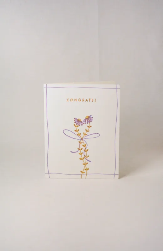 'Congrats!' Card sold by Small Mercies