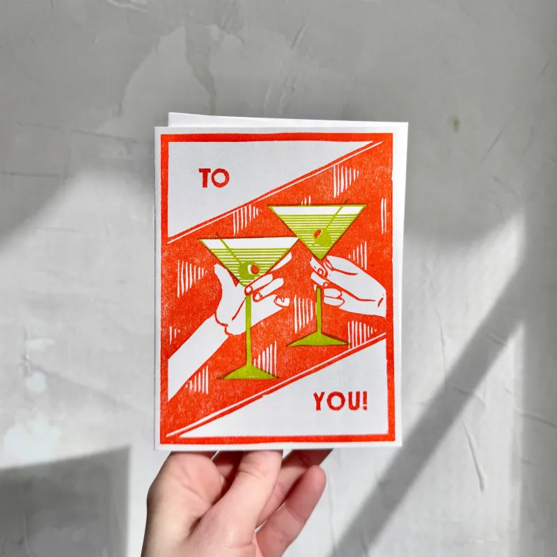 'To You!' #2 Card sold by Small Mercies