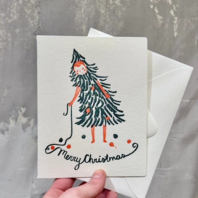 'Merry Christmas' Card sold by Small Mercies