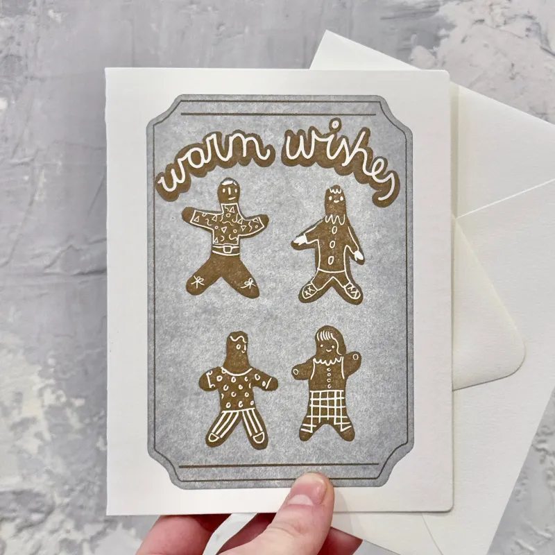 'Warm Wishes' Card sold by Small Mercies