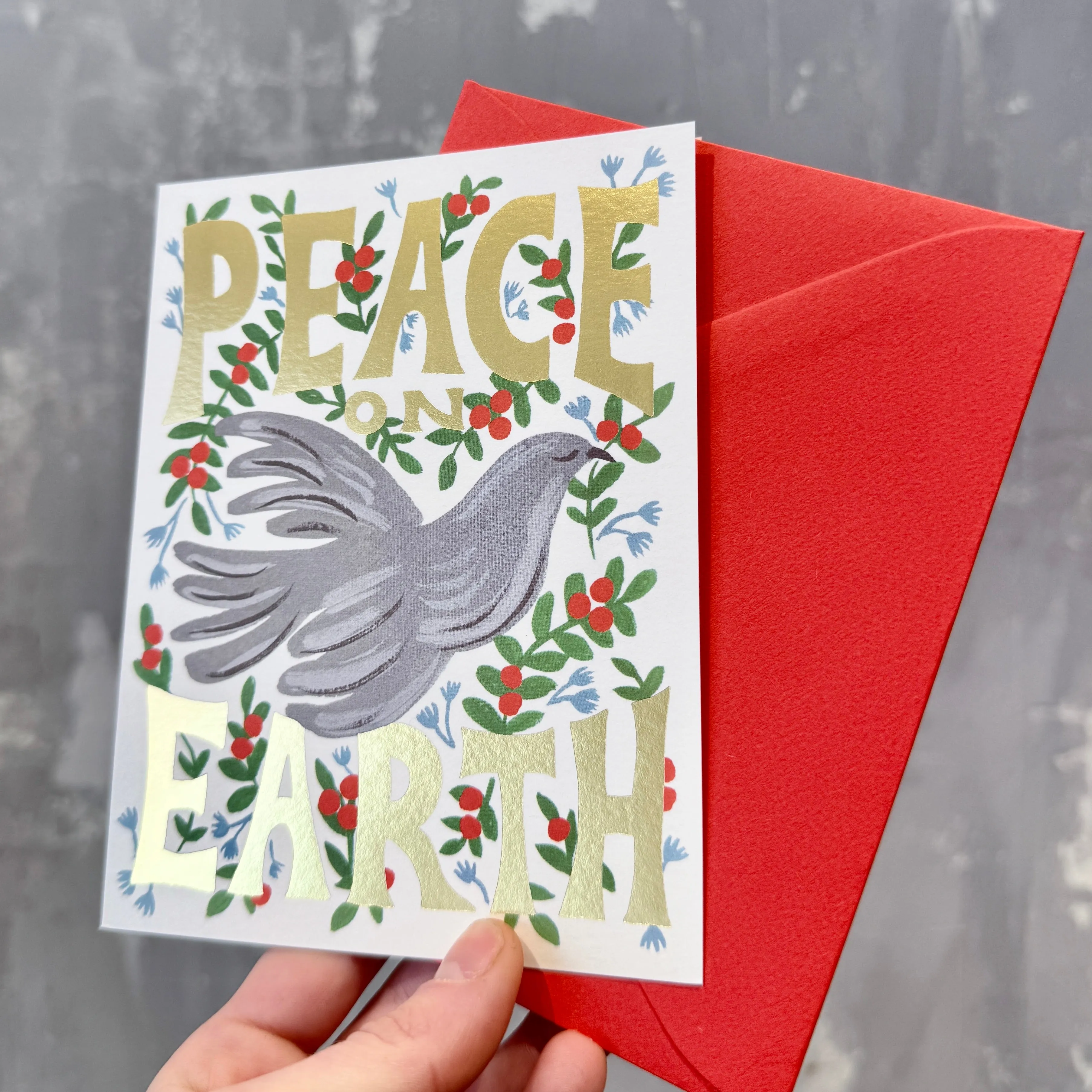'Peace On Earth' Card sold by Small Mercies product image thumbnail 3
