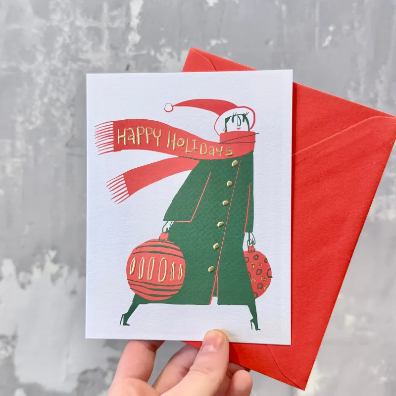'Happy Holidays' #3 Card sold by Small Mercies