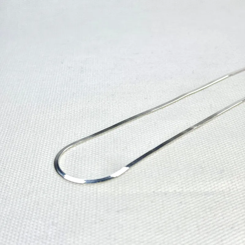 Silver Herringbone Chain made by Small Mercies