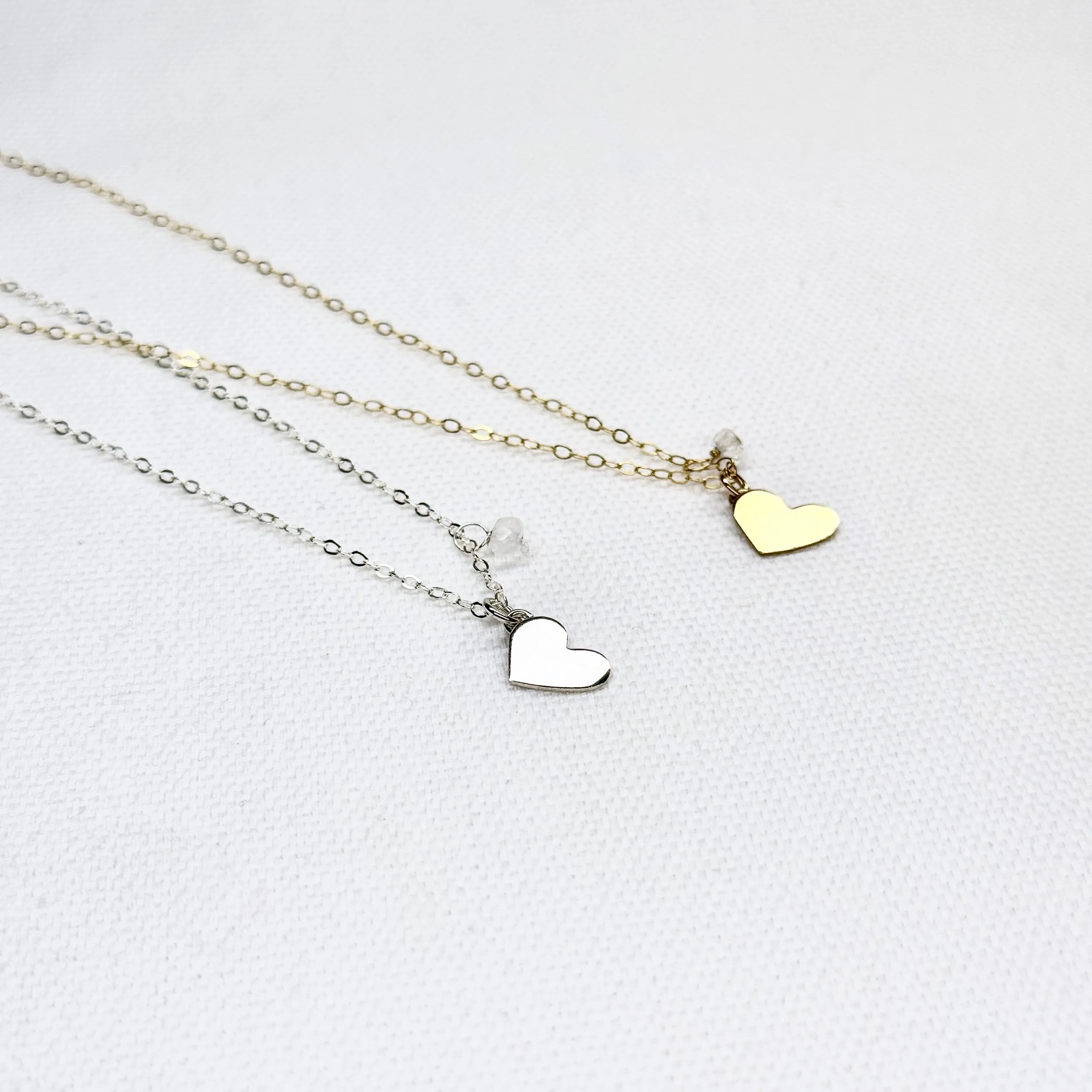 Gold Heart Unity Necklace sold by Small Mercies product image thumbnail 3