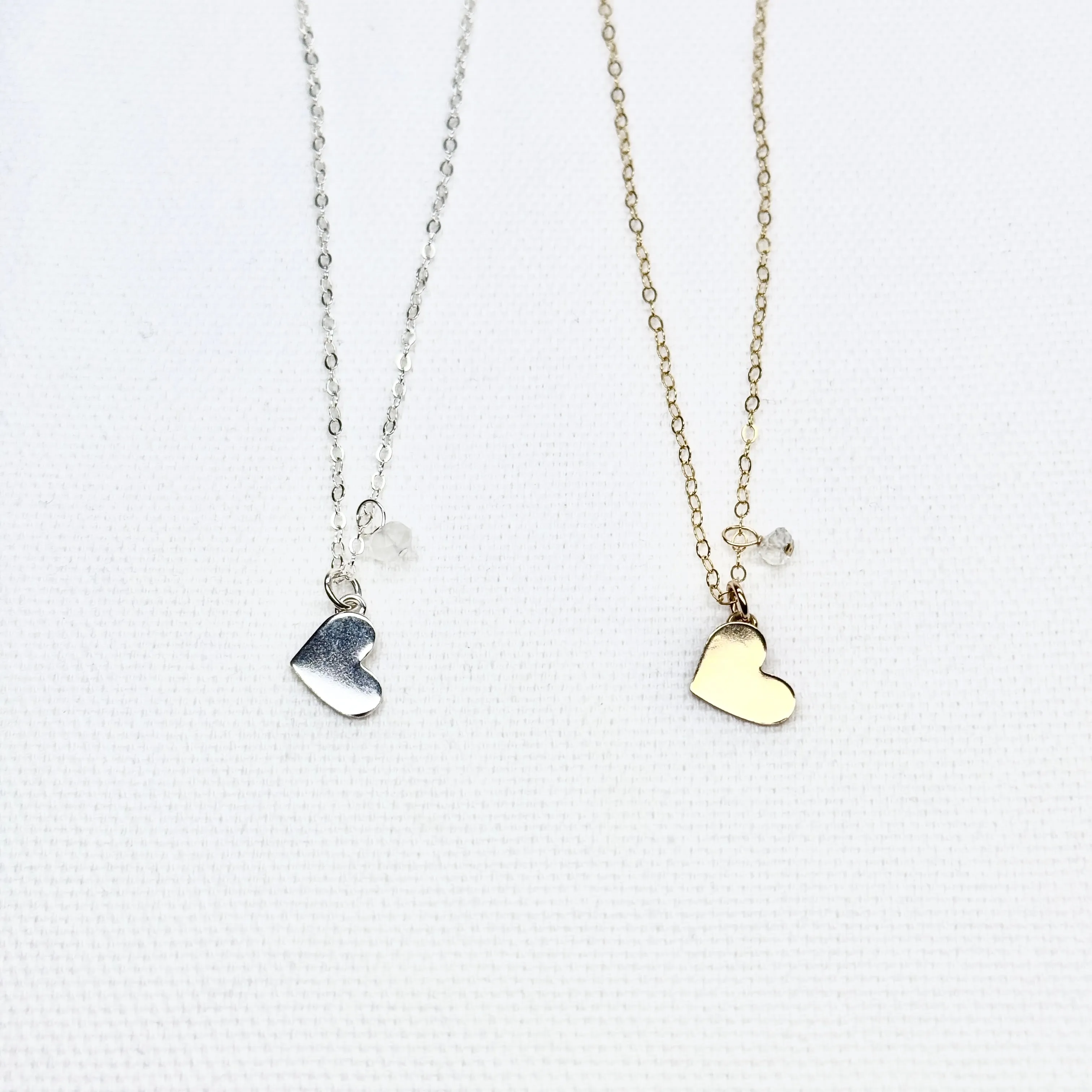 Gold Heart Unity Necklace sold by Small Mercies