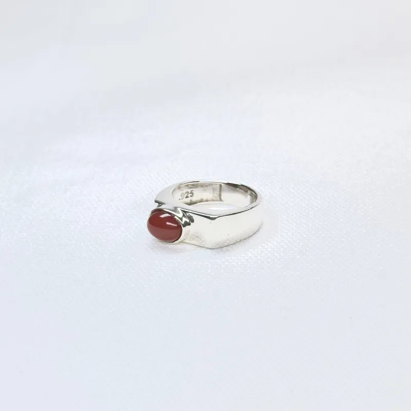 Silver Gemstone Ring #13 made by Small Mercies