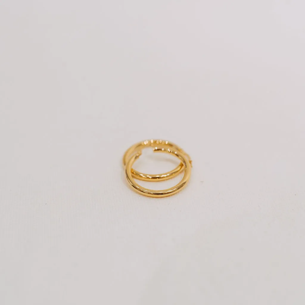 10K Classic Gold Hoop sold by Small Mercies product image thumbnail 2