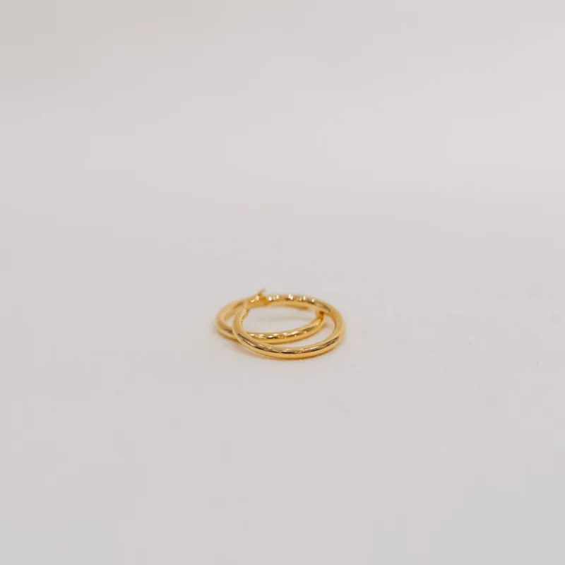 10K Classic Gold Hoop sold by Small Mercies