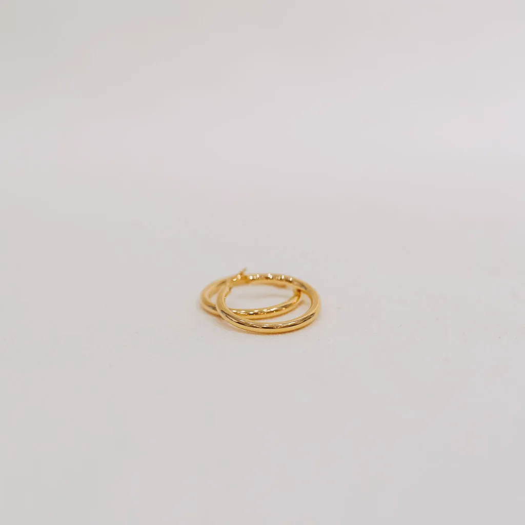 10K Classic Gold Hoop sold by Small Mercies