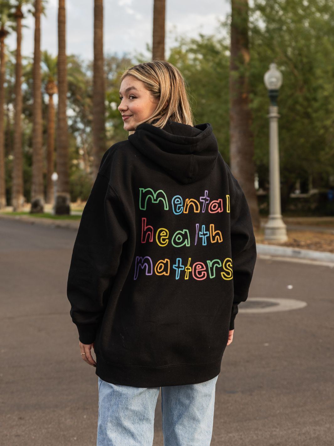 Mental Health Matters Hoodie sold by Happiness Project product image thumbnail 5