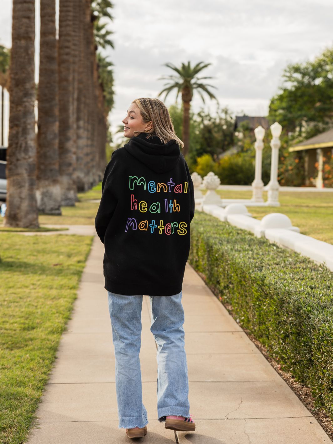 Mental Health Matters Hoodie sold by Happiness Project product image thumbnail 2