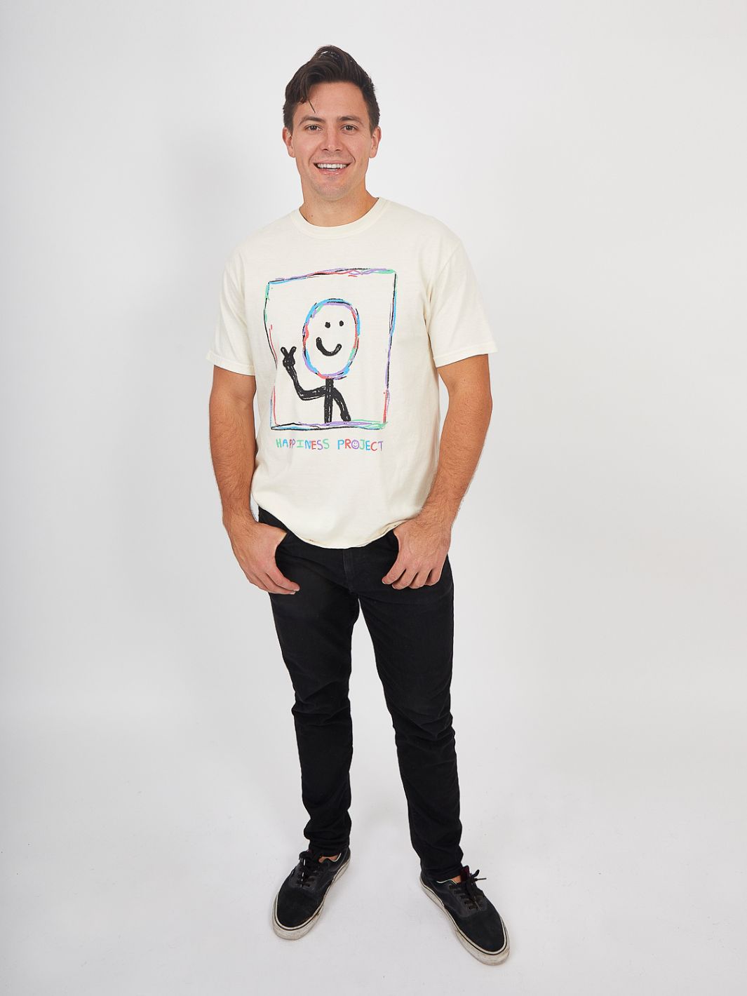 Nick Portrait T-Shirt sold by Happiness Project product image thumbnail 3