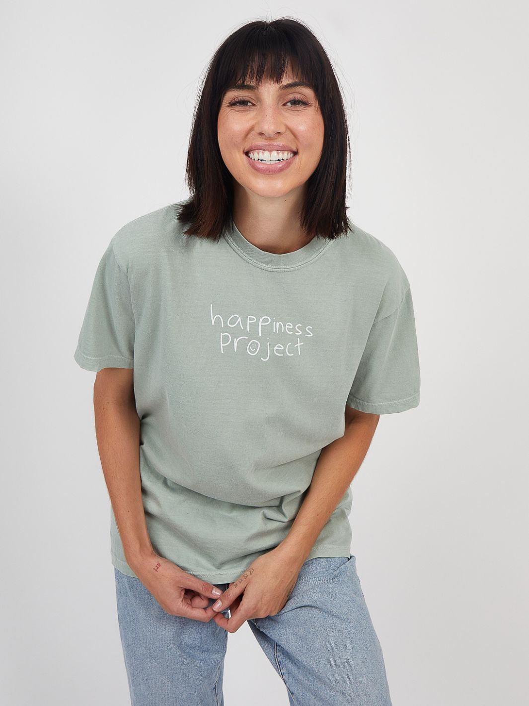 Talk About It T-Shirt sold by Happiness Project product image thumbnail 5