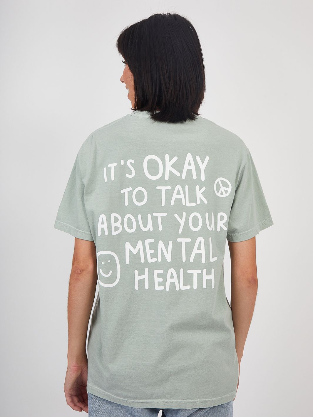 Talk About It T-Shirt sold by Happiness Project product image thumbnail 2