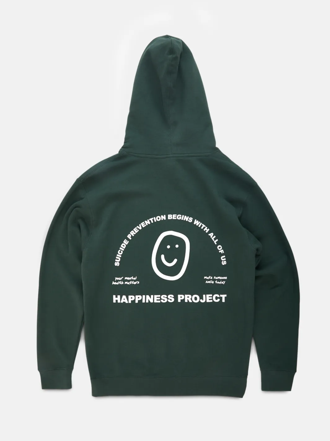 Project Hoodie - Forest Green sold by Happiness Project