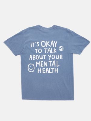 Talk About It T-Shirt - Blue sold by Happiness Project