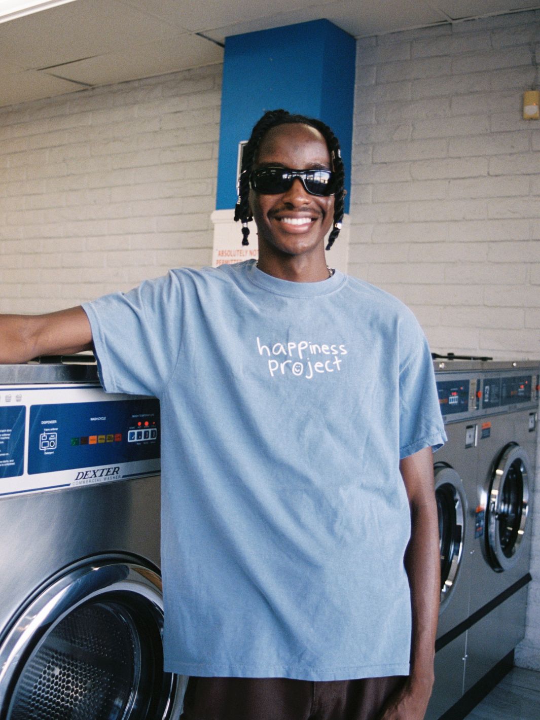 Talk About It T-Shirt - Blue sold by Happiness Project product image thumbnail 3